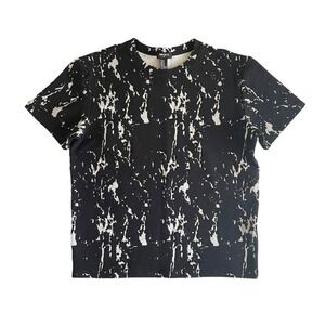 FOREVER 21 Men's Tee Shirt Textured Unique Look Black Size Medium NWT